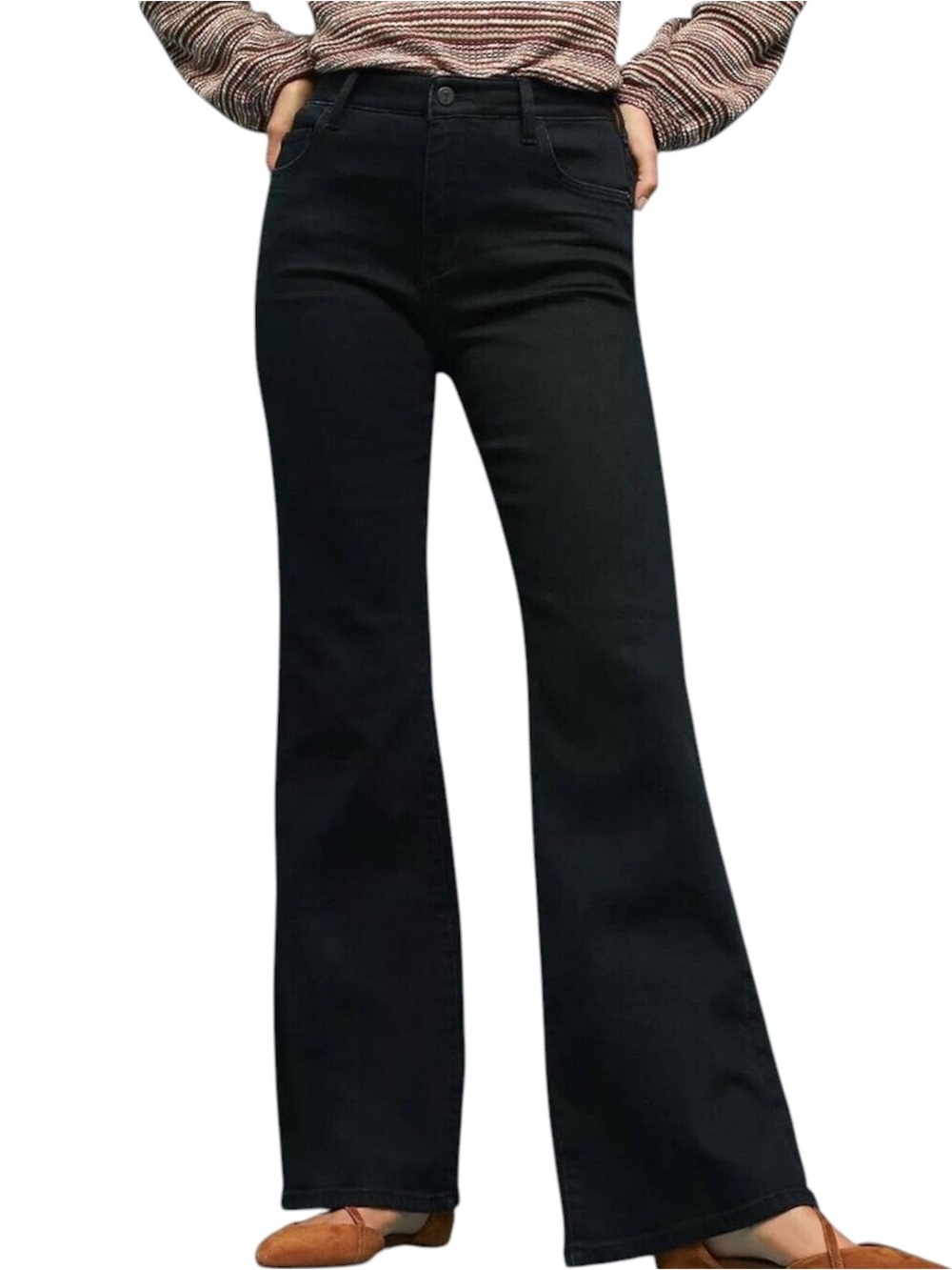 Anthropologie Pilcro Pilcro High-Rise Bootcut Jeans size 29 in Black